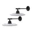 Modern European furniture -  Metal Plate Shade Wall Lamps (2) - www.oroa.com