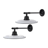 Modern European furniture -  Metal Plate Shade Wall Lamps (2) - www.oroa.com