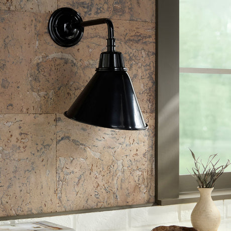 Modern European furniture - Conical Metal Shade Wall Lamps (2) - www.oroa.com