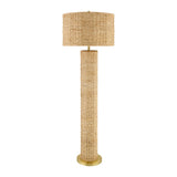 Modern European furniture - Woven Rattan Accent Floor Lamp - www.oroa.com
