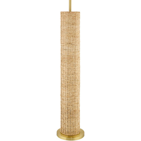 Modern European furniture - Woven Rattan Accent Floor Lamp - www.oroa.com