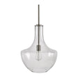 Modern European furniture - Clear Glass Silver Pendant Light - www.oroa.com