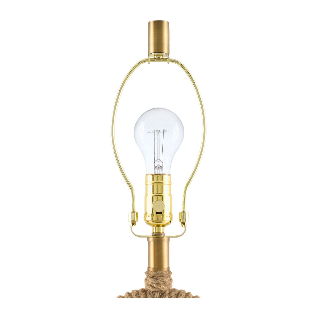Modern European furniture - Natural Hemp Wrapped Table Lamp - www.oroa.com