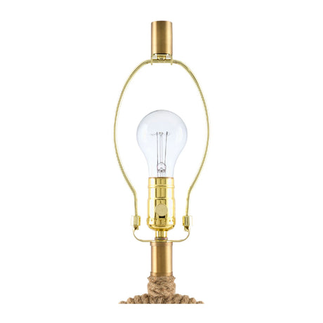 Modern European furniture - Natural Hemp Wrapped Table Lamp - www.oroa.com