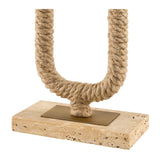 Modern European furniture - Natural Hemp Wrapped Table Lamp - www.oroa.com