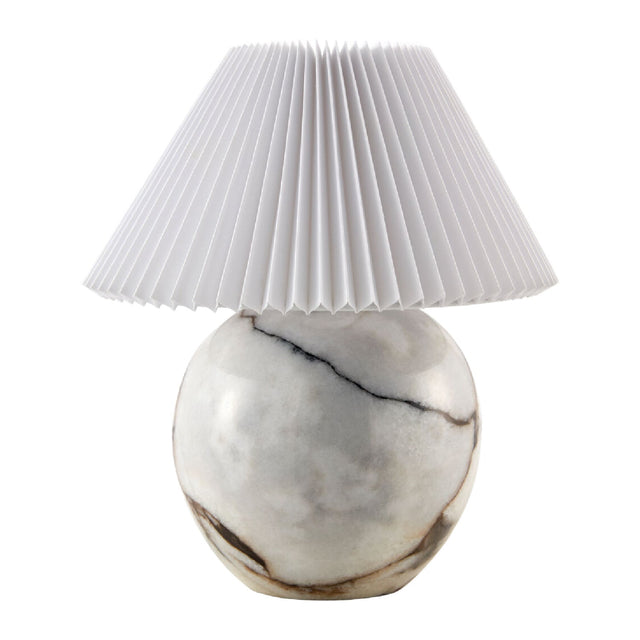 Modern European furniture - Round Marble Accent Table Lamp - www.oroa.com