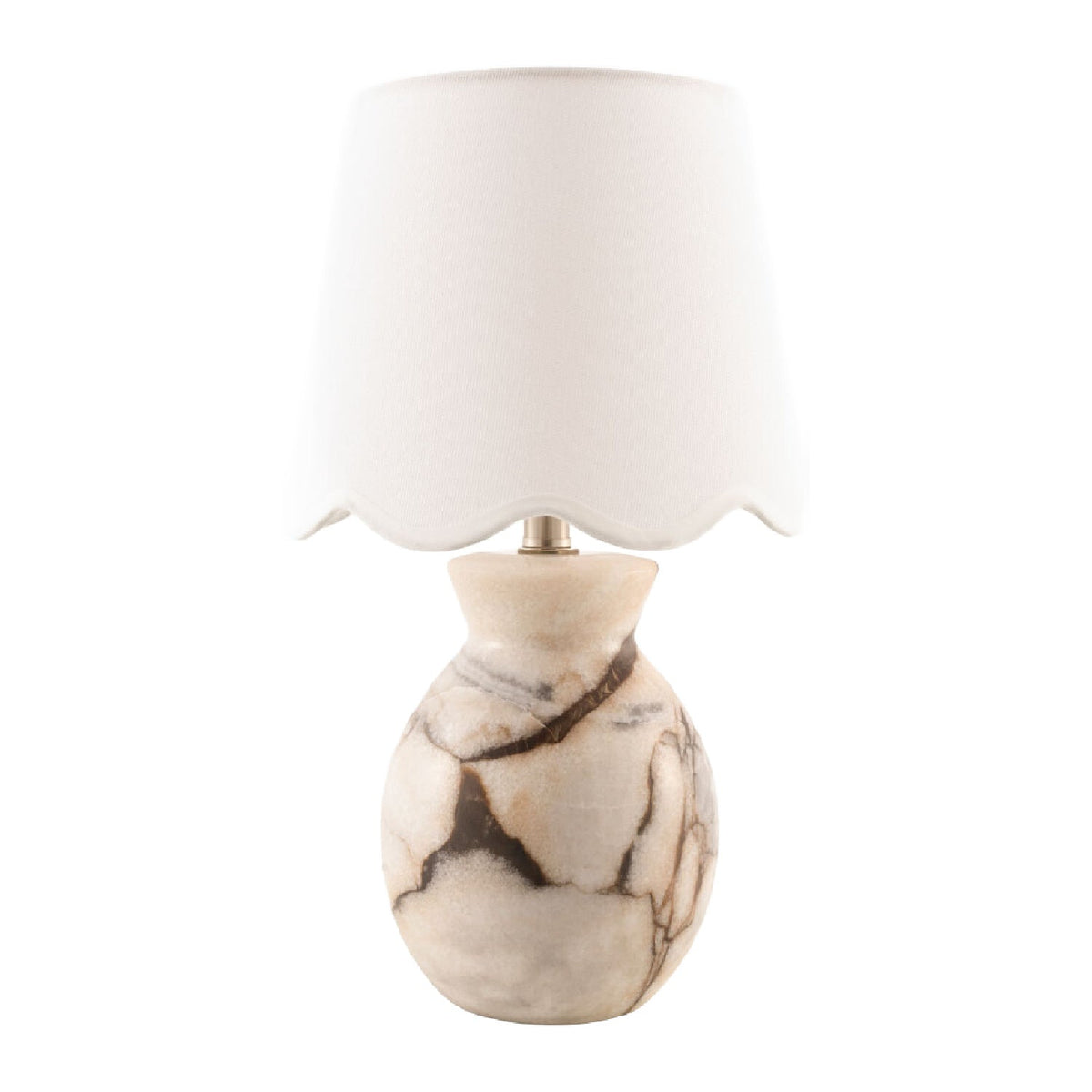 Modern European furniture - Natural Brown Marble Table Lamp - www.oroa.com
