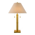 Modern European furniture - Taupe Linen Accent Table Lamp - www.oroa.com
