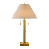Modern European furniture - Taupe Linen Accent Table Lamp - www.oroa.com