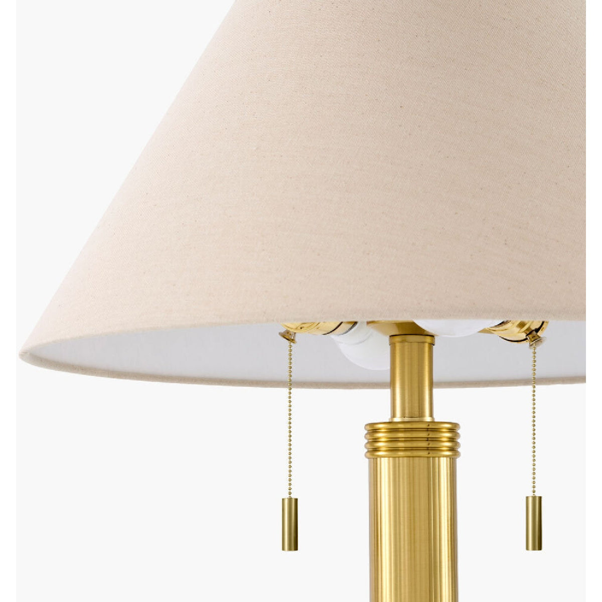 Modern European furniture - Taupe Linen Accent Table Lamp - www.oroa.com