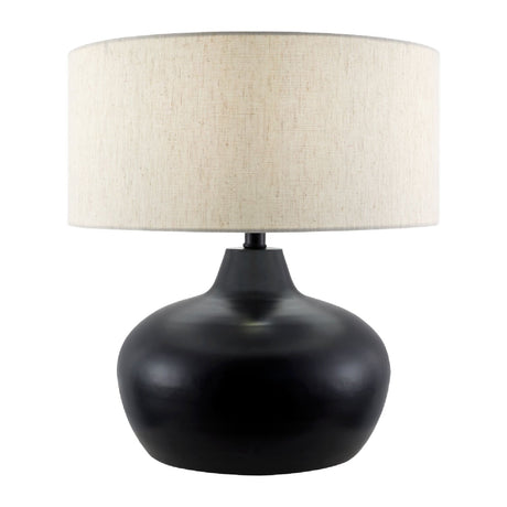 Modern European furniture - Black Iron Accent Table Lamp - www.oroa.com