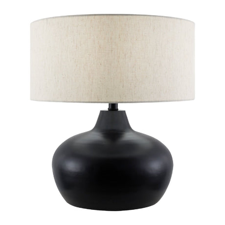 Modern European furniture - Black Iron Accent Table Lamp - www.oroa.com