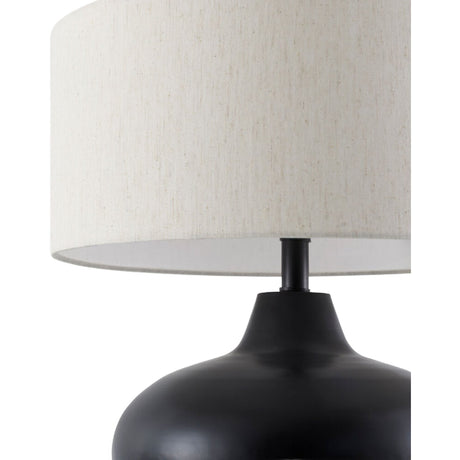 Modern European furniture - Black Iron Accent Table Lamp - www.oroa.com