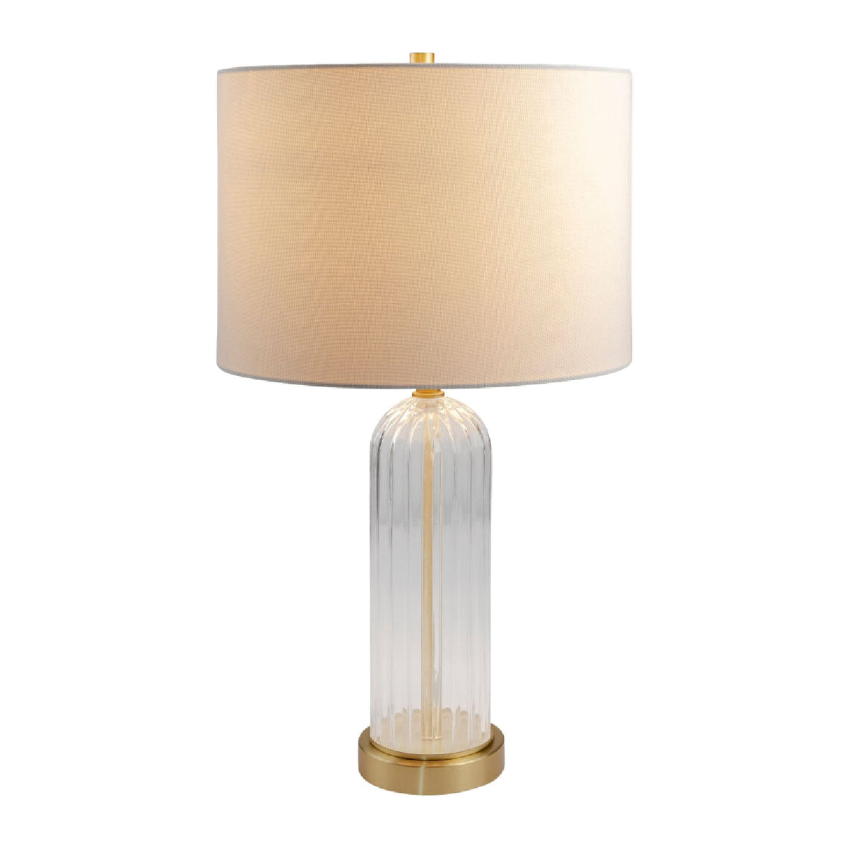 Modern European furniture - Glass Base Accent Table Lamp - www.oroa.com