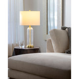 Modern European furniture - Glass Base Accent Table Lamp - www.oroa.com