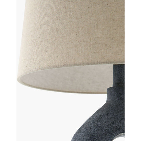 Modern European furniture - Black Sculptured Base Table Lamp - www.oroa.com