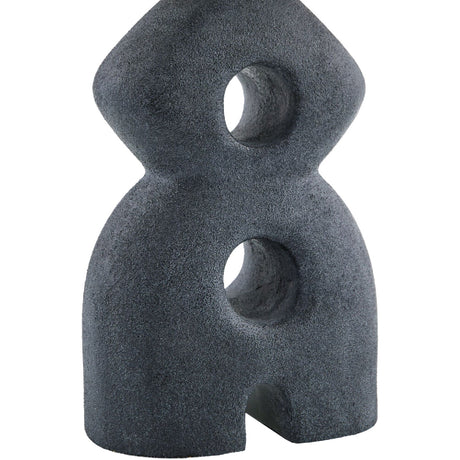 Modern European furniture - Black Sculptured Base Table Lamp - www.oroa.com