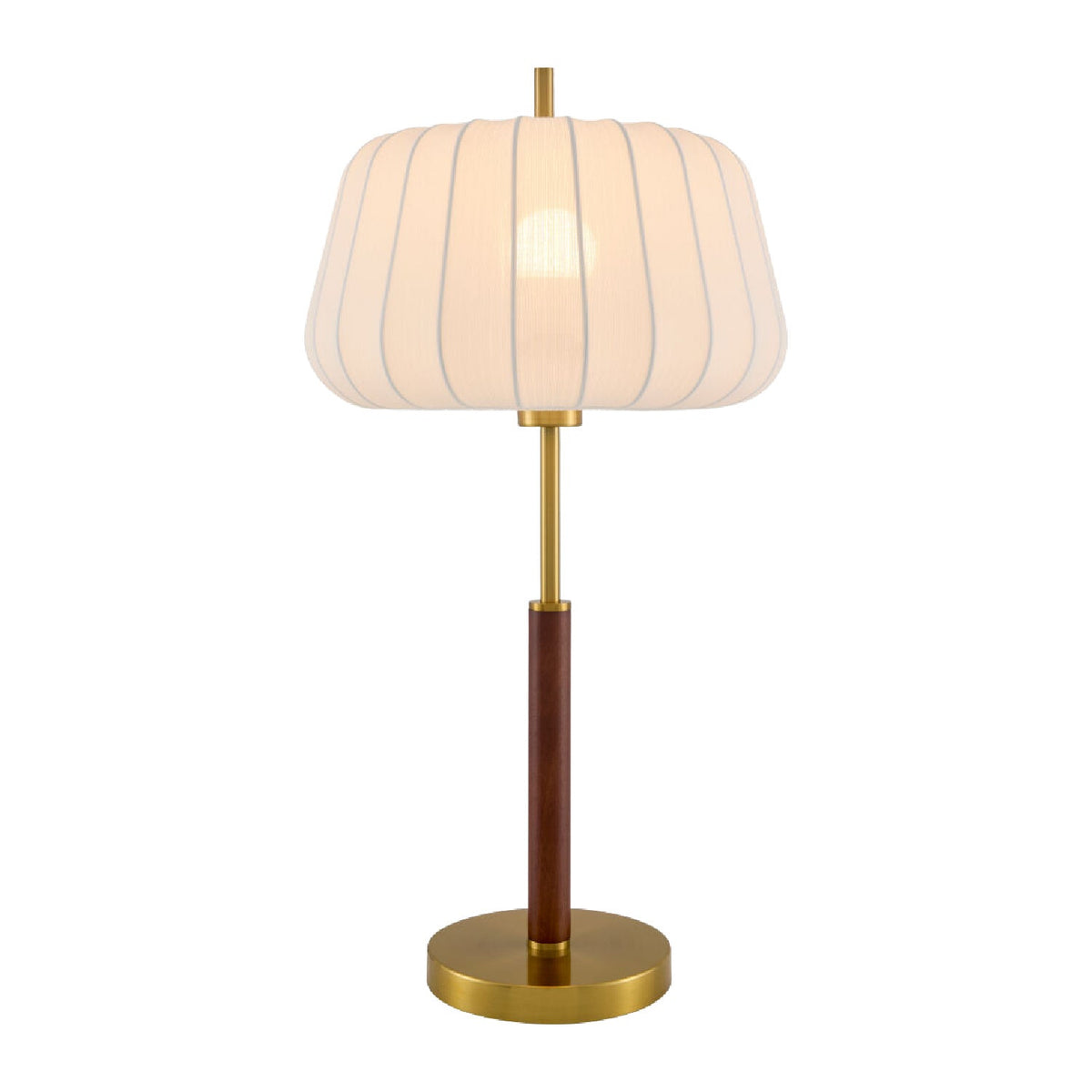 Modern European furniture - White Cotton Accent Table Lamp - www.oroa.com