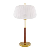 Modern European furniture - White Cotton Accent Table Lamp - www.oroa.com