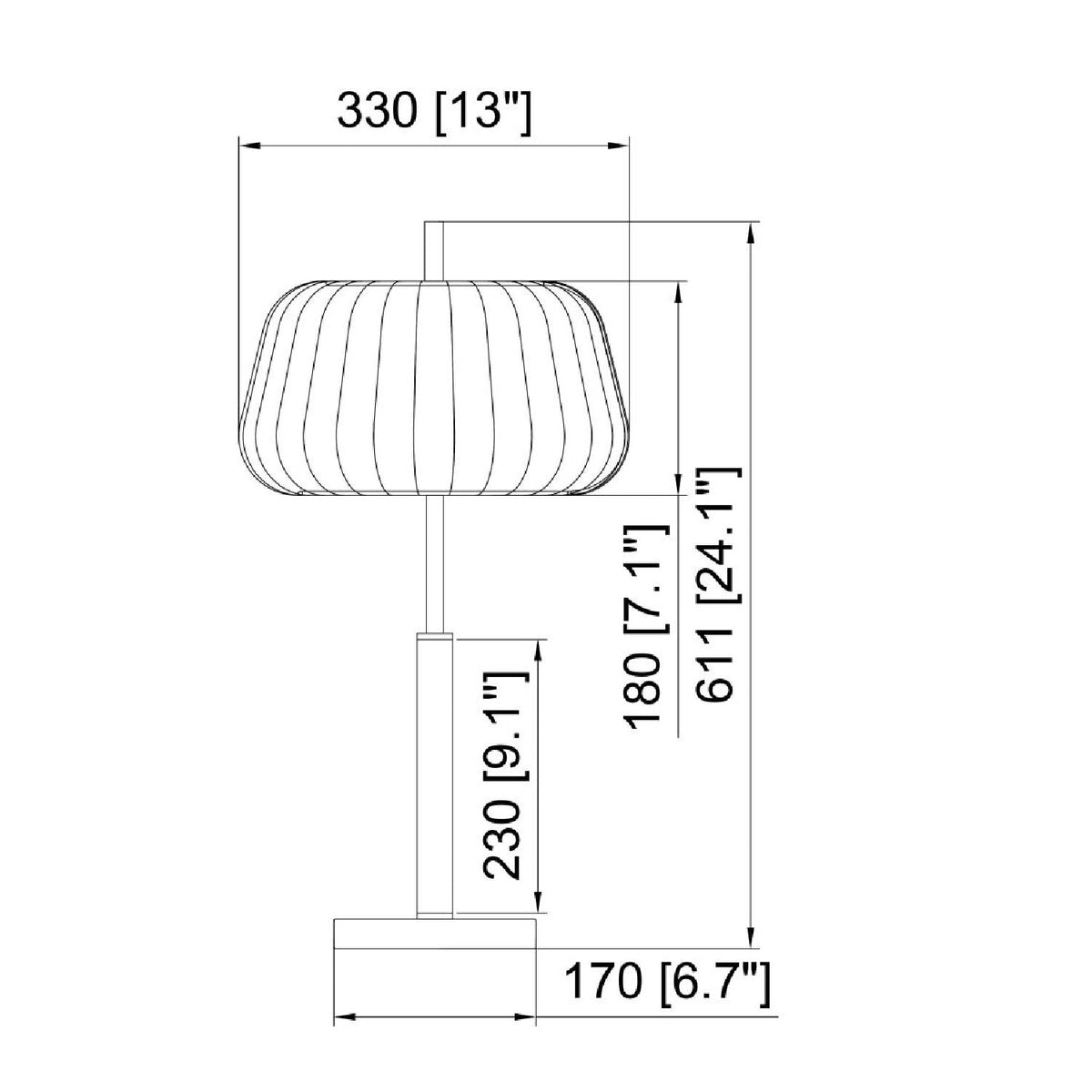 Modern European furniture - White Cotton Accent Table Lamp - www.oroa.com