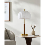 Modern European furniture - White Cotton Accent Table Lamp - www.oroa.com