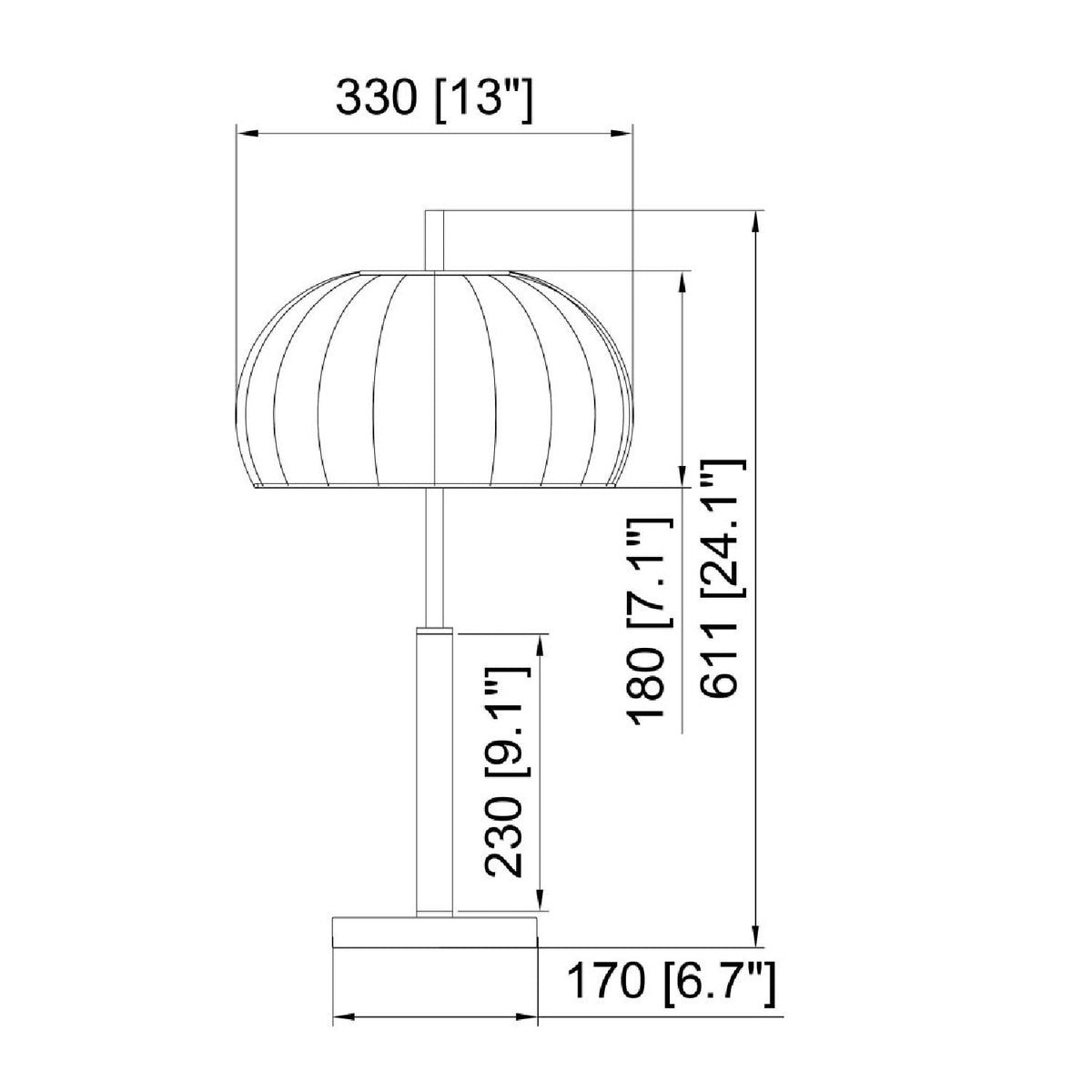 Modern European furniture - White Cotton Accent Table Lamp - www.oroa.com