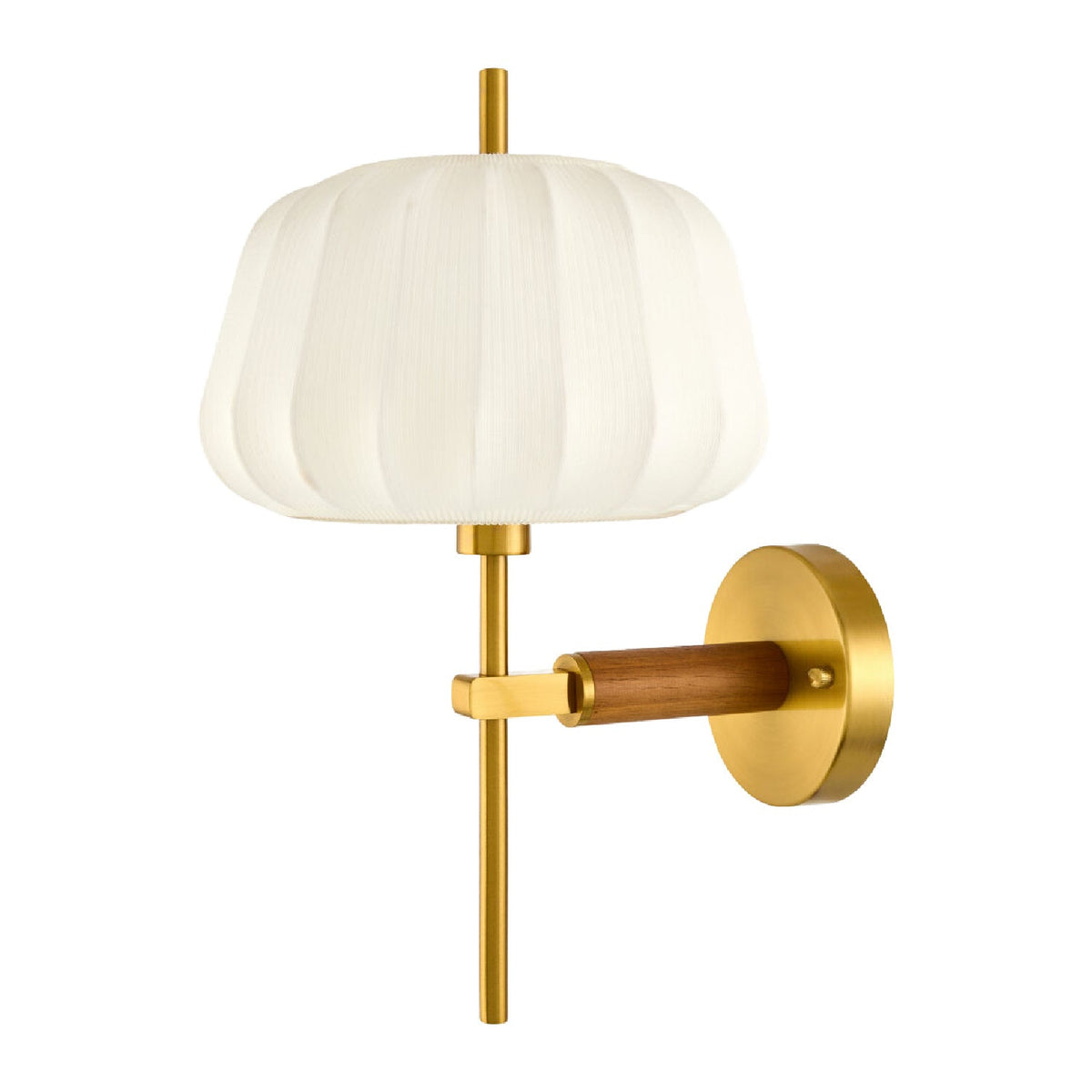 Modern European furniture - White Cotton Accent Wall Lamp - www.oroa.com