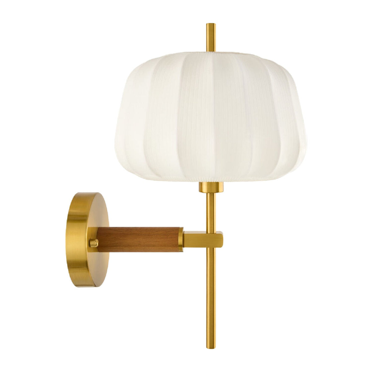 Modern European furniture - White Cotton Accent Wall Lamp - www.oroa.com
