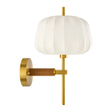 Modern European furniture - White Cotton Accent Wall Lamp - www.oroa.com