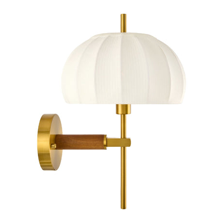 Modern European furniture - White Cotton Accent Wall Lamp - www.oroa.com