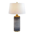 Modern European furniture - Gray Cement Accent Table Lamp - www.oroa.com