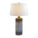 Modern European furniture - Gray Cement Accent Table Lamp - www.oroa.com