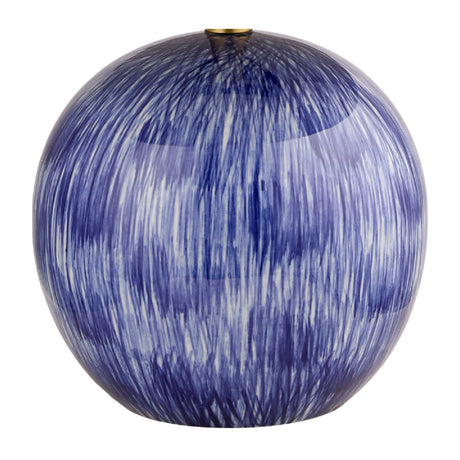 Modern European furniture - Glazed Blue Ceramic Table Lamp - www.oroa.com