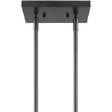 Modern European furniture - 4-Light Glass Linear Chandelier - www.oroa.com