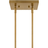 Modern European furniture - 4-Light Glass Linear Chandelier - www.oroa.com