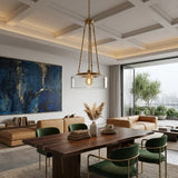 Modern European furniture - Clear Glass Pendant Light - www.oroa.com