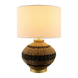 Modern European furniture -  Natural Rattan Base Table Lamp - www.oroa.com