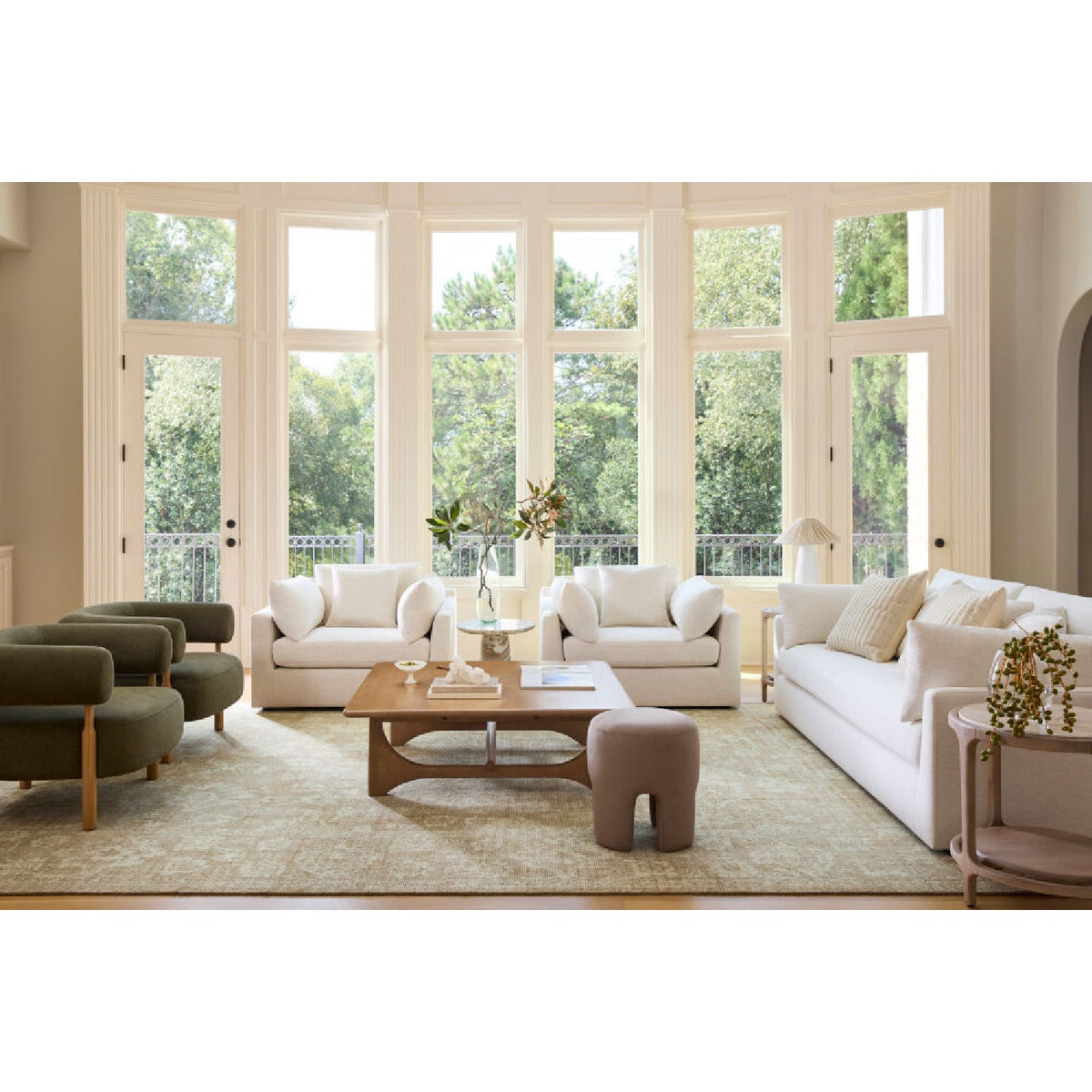 Modern European furniture - White Minimalist Accent Table Lamp - www.oroa.com