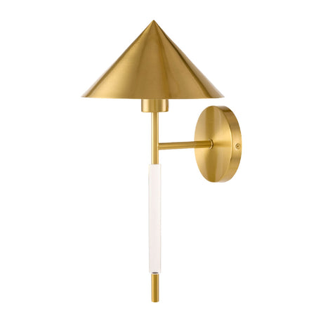 Modern European furniture - Conical Gold Wall Lamp - www.oroa.com