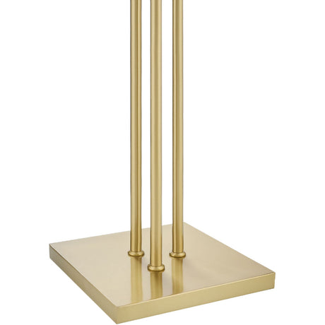 Modern European furniture - White Linen 3-Light Floor Lamp - www.oroa.com