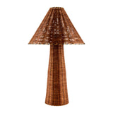 Modern European furniture - Empire Brown Rattan Table Lamp - www.oroa.com