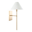 Modern European furniture - Empire White Linen Wall Lamp - www.oroa.com