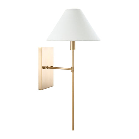 Modern European furniture - Empire White Linen Wall Lamp - www.oroa.com