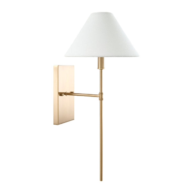 Modern European furniture - Empire White Linen Wall Lamp - www.oroa.com