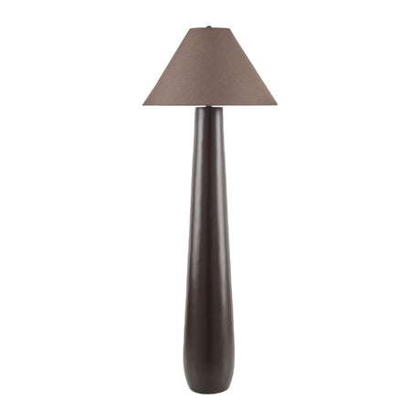Modern European furniture - Empire Linen Shade Floor Lamp - www.oroa.com