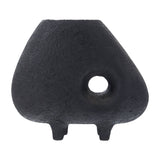 Modern European furniture - Black Textured Terracotta Vase - www.oroa.com