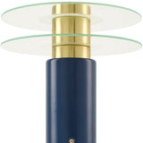 Modern European furniture - Clear Glass Discs Table Lamp - www.oroa.com