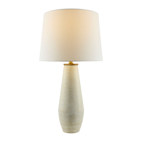 Modern European furniture - White Cotton Accent Table Lamp - www.oroa.com