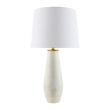 Modern European furniture - White Cotton Accent Table Lamp - www.oroa.com