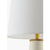 Modern European furniture - White Cotton Accent Table Lamp - www.oroa.com